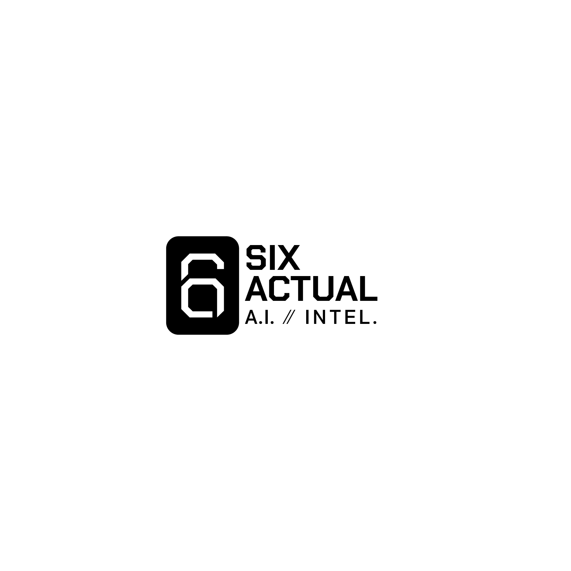 Six Actual Logo option one