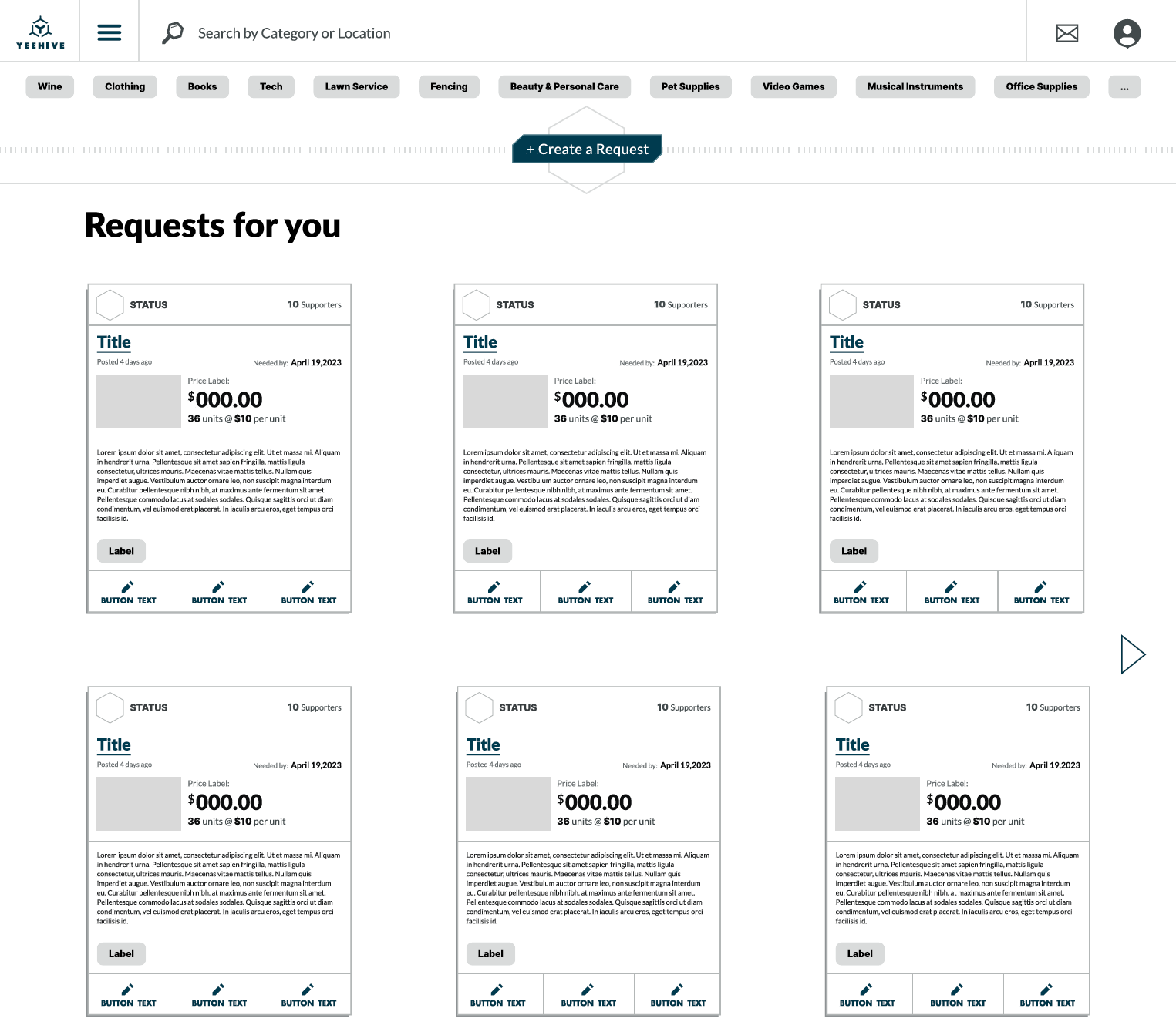 Redesigned Yeehive App